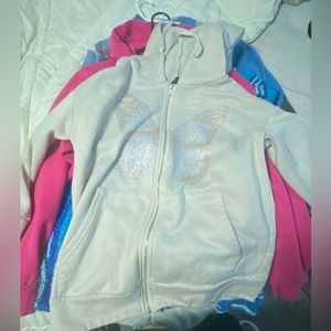 Tan Rhinestone butterfly jacket